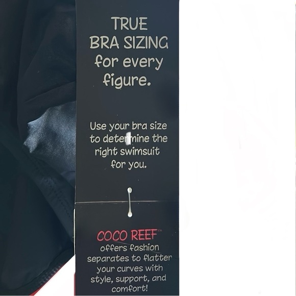 NWTS-Coco Reefs Black Plus Size Swim Suit Bottom size 3X - Picture 8 of 9